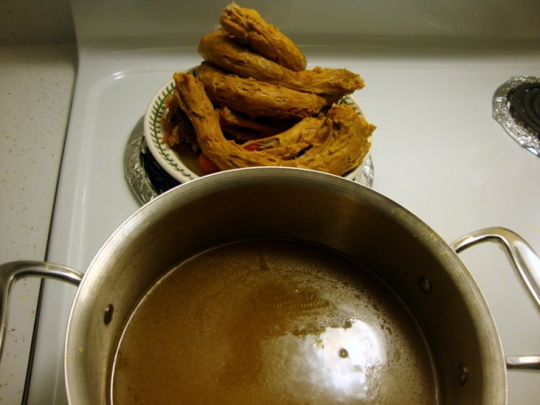 Vývar s kosťami z pečenej morky (fotorecept) - obrázok 4