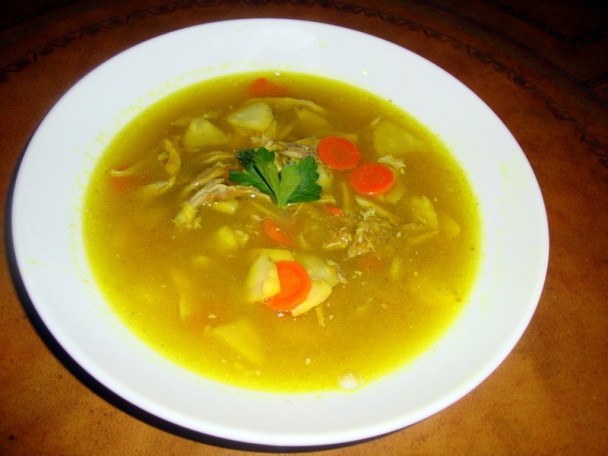 Vývar s kosťami z pečenej morky (fotorecept) - obrázok 5