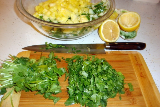 Ananásovo-uhorková salsa (fotorecept) - obrázok 5