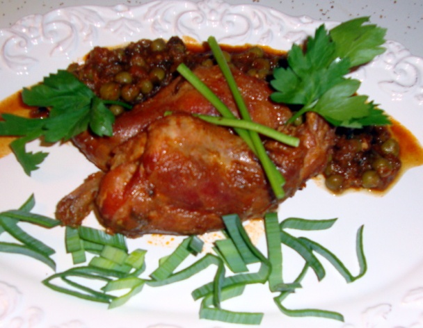 Zajačí perkelt s hráškom - obrázok 5