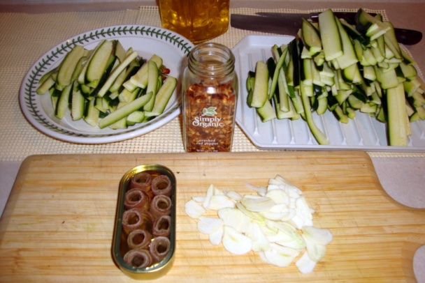 Mladé cukety dusené s ančovičkami a kaparami (fotorecept) - obrázok 4