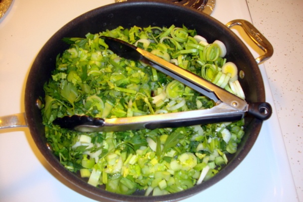 Teplý šalát s cícerom (fotorecept) - obrázok 1