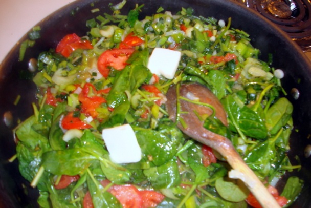 Teplý šalát s cícerom (fotorecept) - obrázok 4