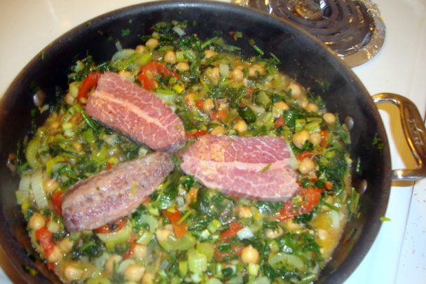 Teplý šalát s cícerom (fotorecept) - obrázok 7