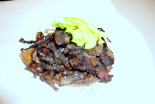 Raňajková morčacia pečeň na slanine (fotorecept) - obrázok 4