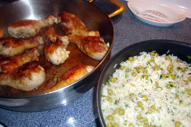 Pečené kurča s ryžou za 18 minút (fotorecept) - obrázok 1