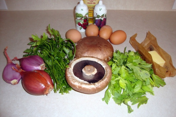 Čerstvé huby portobello na šalotke (fotorecept) - obrázok 1