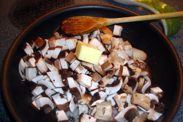 Čerstvé huby portobello na šalotke (fotorecept) - obrázok 4