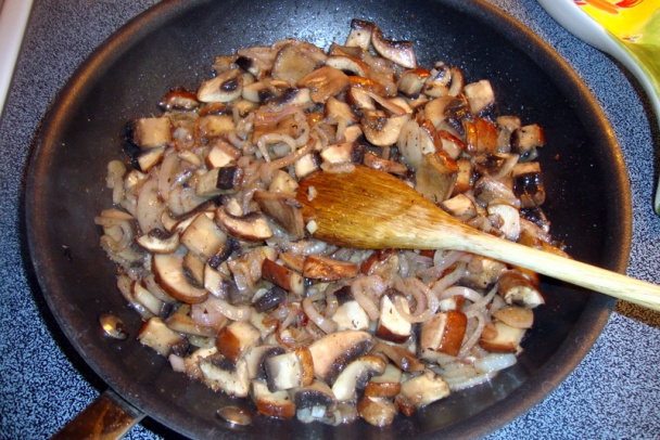 Čerstvé huby portobello na šalotke (fotorecept) - obrázok 5