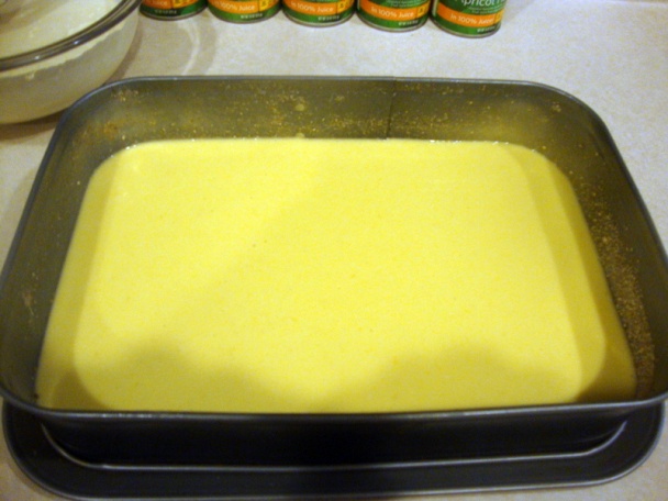 Krehký koláč s tvarohom a marhuľami (fotorecept) - obrázok 3