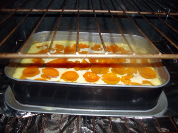 Krehký koláč s tvarohom a marhuľami (fotorecept) - obrázok 5