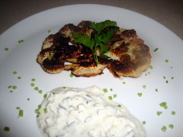 Marinované karfiolové rezy pečené ako steaky (fotorecept) - obrázok 7