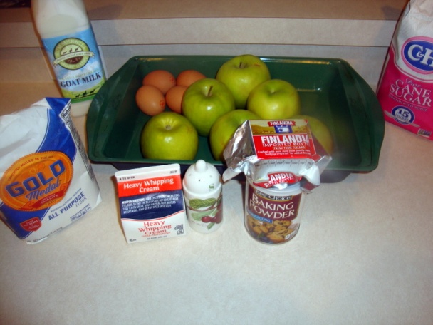 Koláč so zelenými jablkami (fotorecept) - obrázok 1