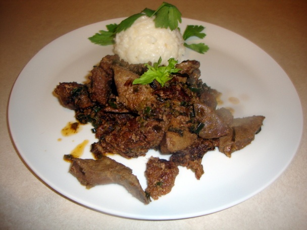 Bravčová pečeň restovaná na škvarkách (fotorecept) - obrázok 6