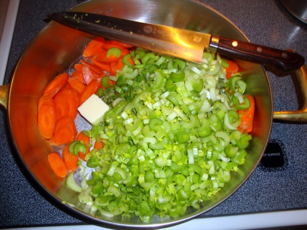 Treska na masle so zeleninovým šalátom a polentou (fotorecept) - obrázok 2