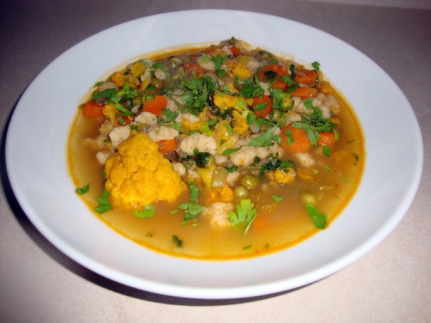 Karfiolovo-zelerová polievka s doplnkami (fotorecept) - obrázok 14