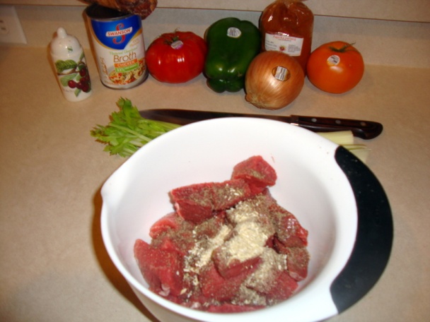 Perkelt s hovädzinou zo suchej marinády (fotorecept) - obrázok 1