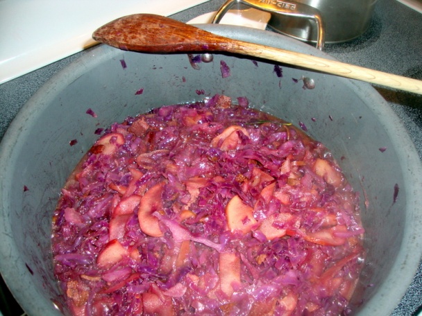 Dusená červená kapusta s jablkami a brusnicami (fotorecept) - obrázok 9