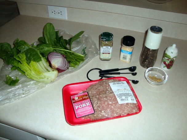 Raňajkové bravčovinky s caesar šalátom (fotorecept) - obrázok 1