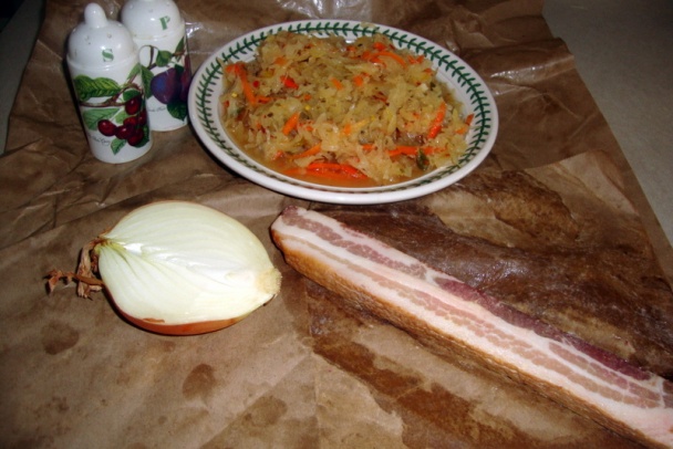 Strapačky s kyslou kapustou a s bôčikovou nadstavbou (fotorecept) - obrázok 5