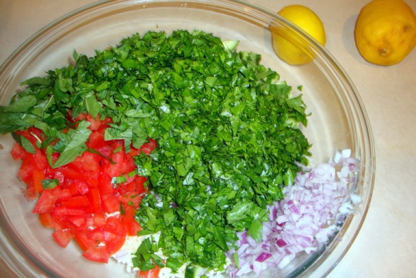 Tabouleh s karfiolom (fotorecept) - obrázok 5