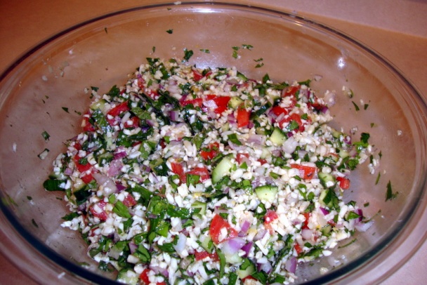 Tabouleh s karfiolom (fotorecept) - obrázok 8