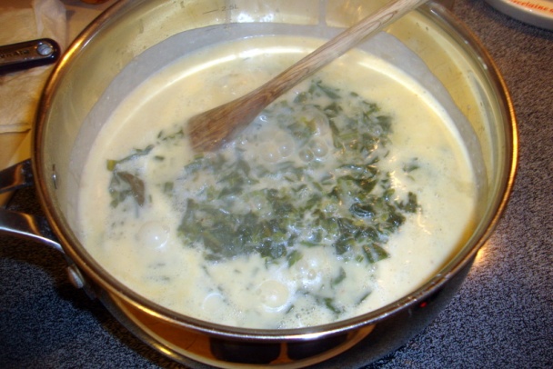 Prívarok z mladej púpavy v bešamelovej omáčke (fotorecept) - obrázok 11