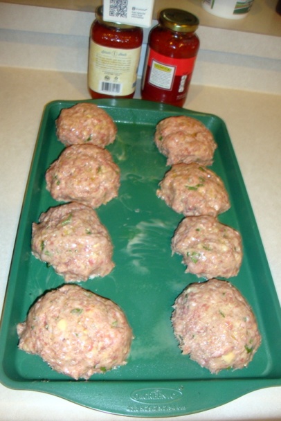 Trojmäsové gigant gule v arrabbiata-marinara omáčke (fotorecept) - obrázok 5