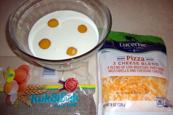 Fliačky so šunkou, s mozzarellou a čedarom (fotorecept) - obrázok 5