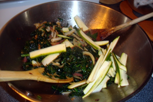 Teplý šalát z lacinato kelu so sladkými zemiakami (fotorecept) - obrázok 5