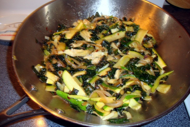 Teplý šalát z lacinato kelu so sladkými zemiakami (fotorecept) - obrázok 7