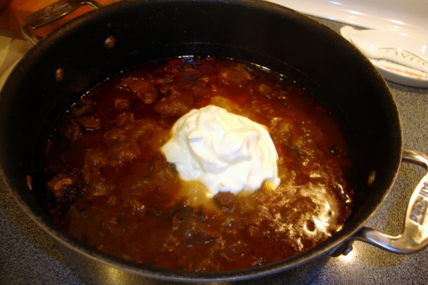 Hovädzí paprikáš s hubami (fotorecept) - obrázok 10