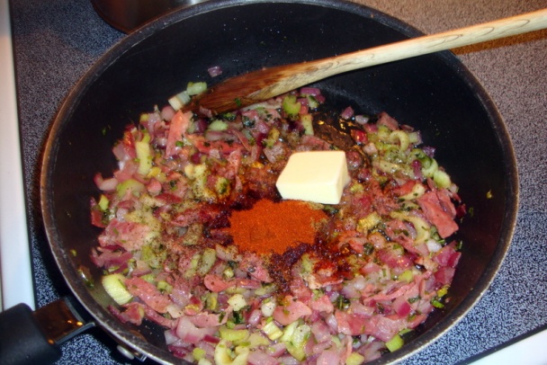 Fazuľka so šunkou a s pečenou pablano paprikou (fotorecept) - obrázok 5