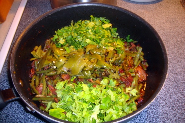 Fazuľka so šunkou a s pečenou pablano paprikou (fotorecept) - obrázok 8