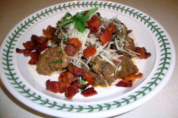 Kuracia pečeň so škvarkami (fotorecept) - obrázok 9