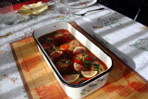 Šťavnaté guľky z kapra v aspiku (fotorecept) - obrázok 12