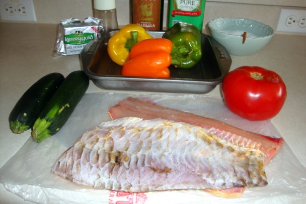 Kapor s trikolórou pečených paprík (fotorecept) - obrázok 1