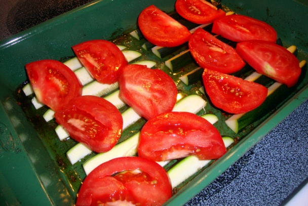 Kapor s trikolórou pečených paprík (fotorecept) - obrázok 3