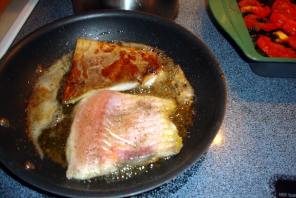 Kapor s trikolórou pečených paprík (fotorecept) - obrázok 6