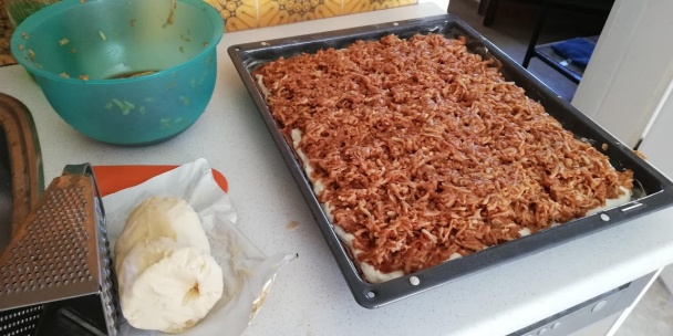 Jablkovo-tvarohový koláč (fotorecept) - obrázok 5