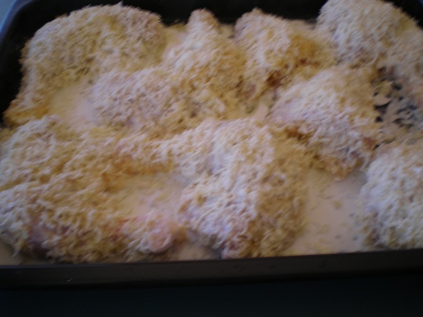 Kura pečené so syrom a smotanou (fotorecept) - obrázok 3