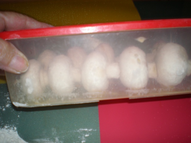 Vyprážané šampiňóny (fotorecept) - obrázok 4