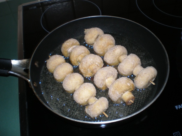 Vyprážané šampiňóny (fotorecept) - obrázok 7