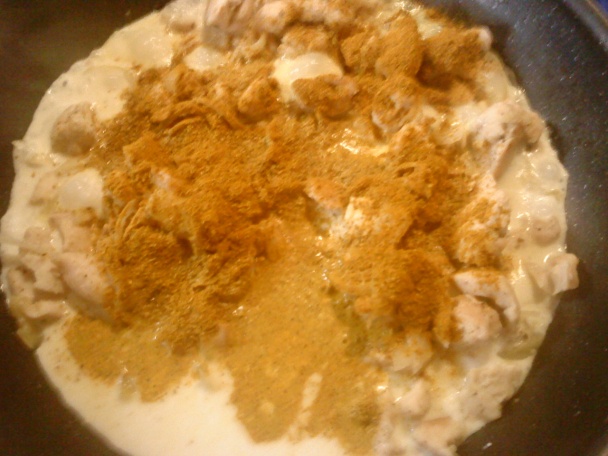 Karí kura s jablkami - obrázok 4