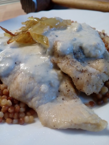 Kuracie prsia s nivovou omáčkou a tarhoňou - obrázok 5