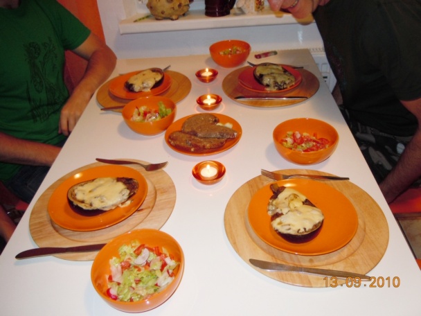 Pečený baklažán s hubami (fotorecept) - obrázok 7