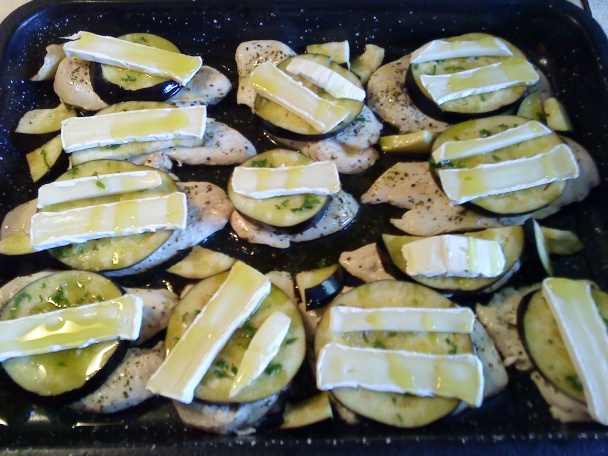 Kuracie prsia zapečené s baklažánom a syrom (fotorecept) - obrázok 5