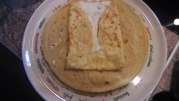 Grilované palacinky s tvarohom a ovocím (fotorecept) - obrázok 3