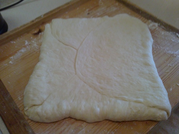 Tvarohové kysnuté taštičky - obrázok 5