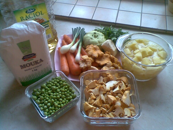 Hríbovo-hrášková polievka (fotorecept) - obrázok 1